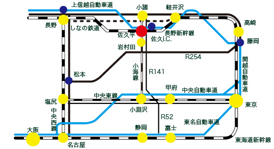 広域地図・路線図