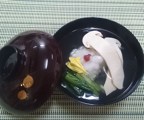 割烹あさや お料理 松茸椀