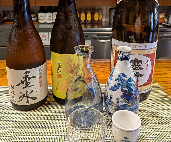 割烹あさや 佐久の日本酒